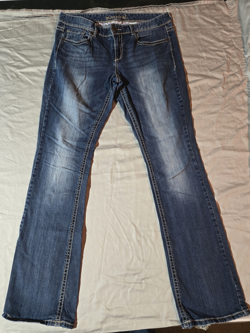 Maurices Women’s Bootcut Medium Wash Denim Jeans (Size 11/12-L)